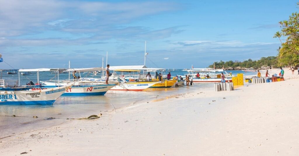 Reach google search result when searching for "Bohol Philippines"